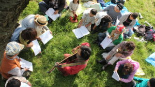 キャンプのしおり「歌を作るキャンプをしよう~森フェス前夜祭ミュージックキャンプ」