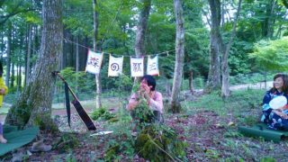 「地球フェスタで森の歌会1日目！」森の旅7/23（土）48日目