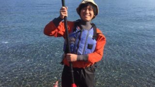 アラスカを目指して、釜石市でシーカヤック体験！キャンピングカーで森の旅503日目。