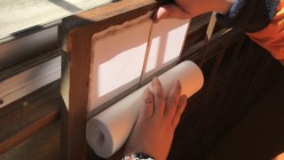 アニマnetさんの日常。障子紙張り替え！キャンピングカーで森の旅552日目。