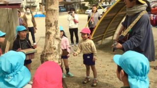 原風景を作る幼稚園保育園巡り！木と仲良くなるコンサート！＠大分県