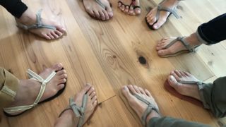 ワラーチ作ってみたよ！森林の専門家が教えるワラーチ森歩き。