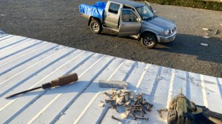 天井の外装外し！キャンピングカーを自分で解体して組み立てたい⑧
