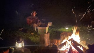 イベントレポ！ベアーベル、最後の夜はたき火コンサート！