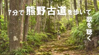 【自然×音楽】7分で熊野古道を歩いて歌を聴く動画～オリジナルソング「君はいつも×熊野古道」